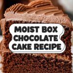 Moist Box Chocolate Cake Recipe