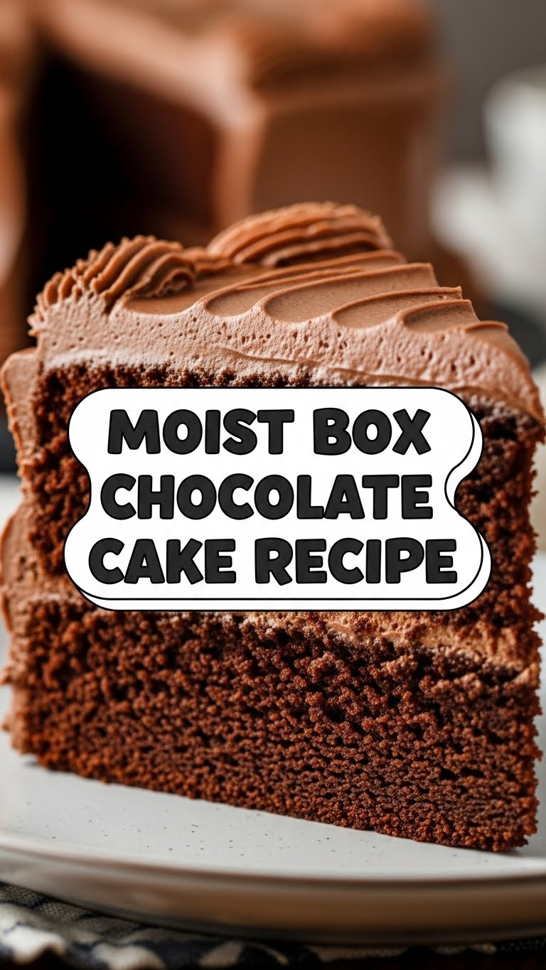 Moist Box Chocolate Cake Recipe