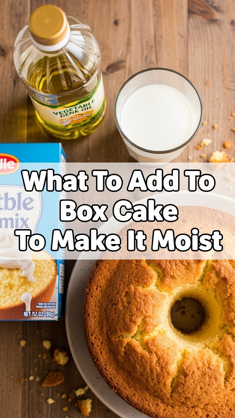 What To Add To Box Cake To Make It Moist
