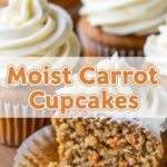 Moist Carrot Cupcakes