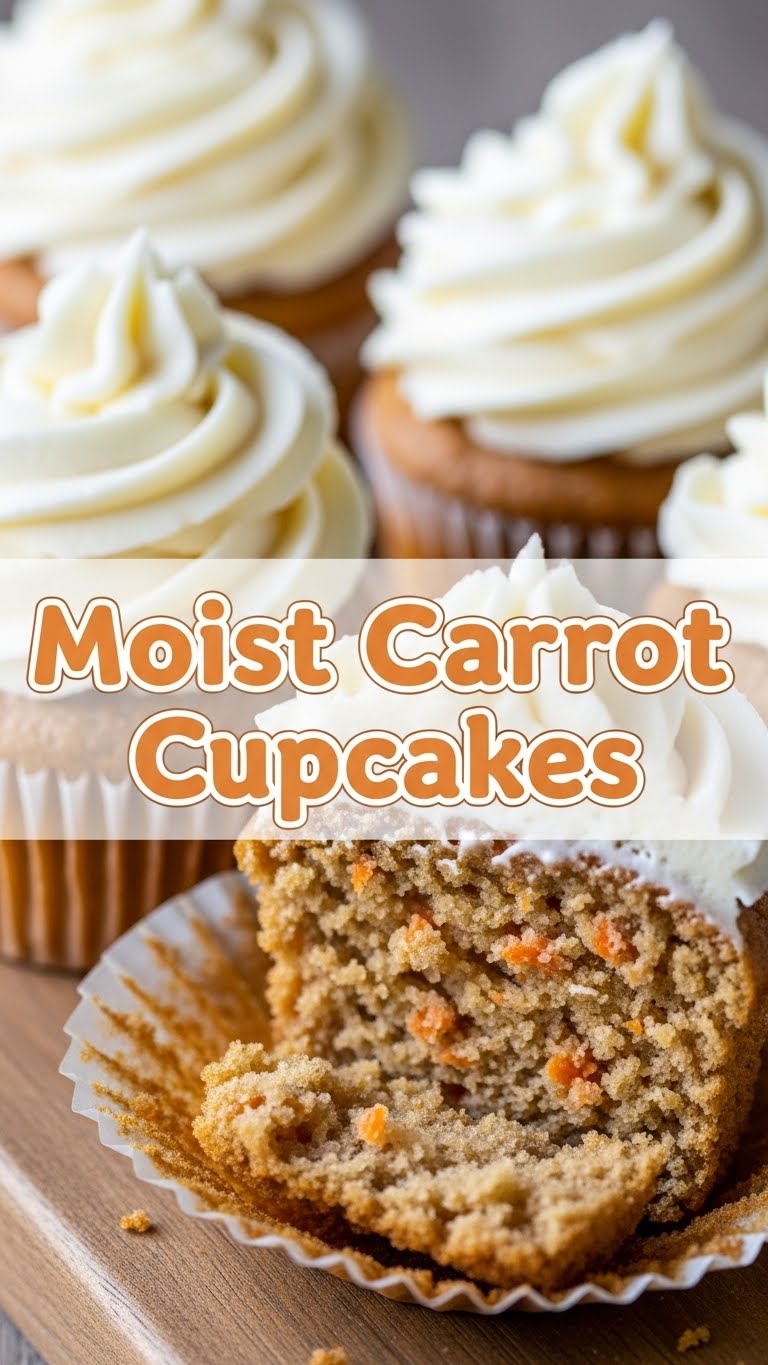 Moist Carrot Cupcakes