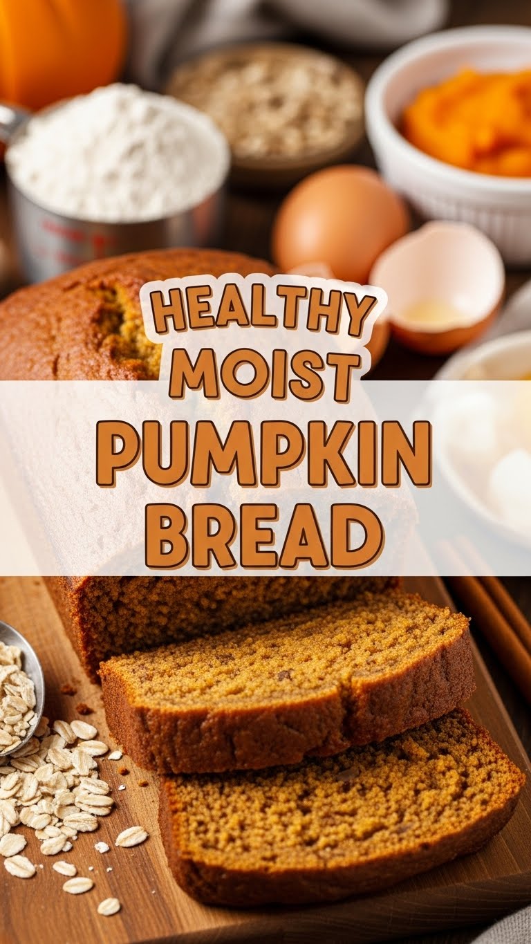 Healthy Moist Pumpkin Bread