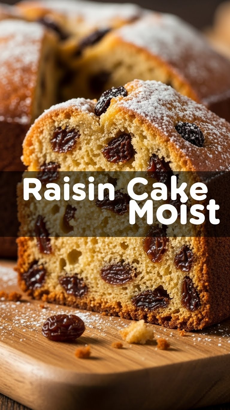 Raisin Cake Moist