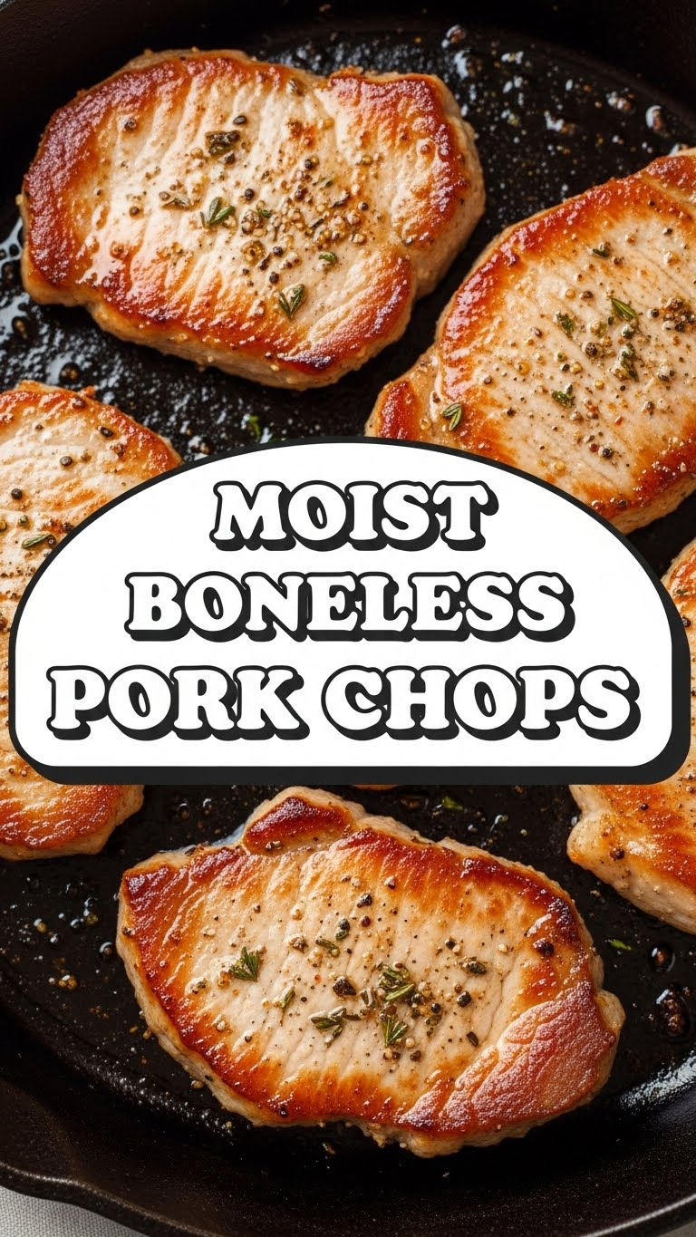 Moist Boneless Pork Chops
