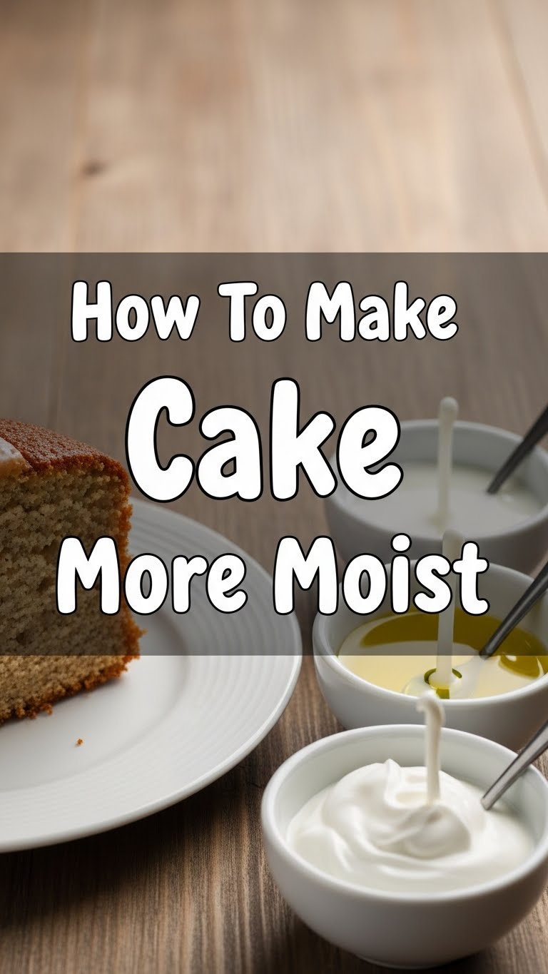 How To Make Cake More Moist