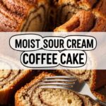 Moist Sour Cream Coffee Cake