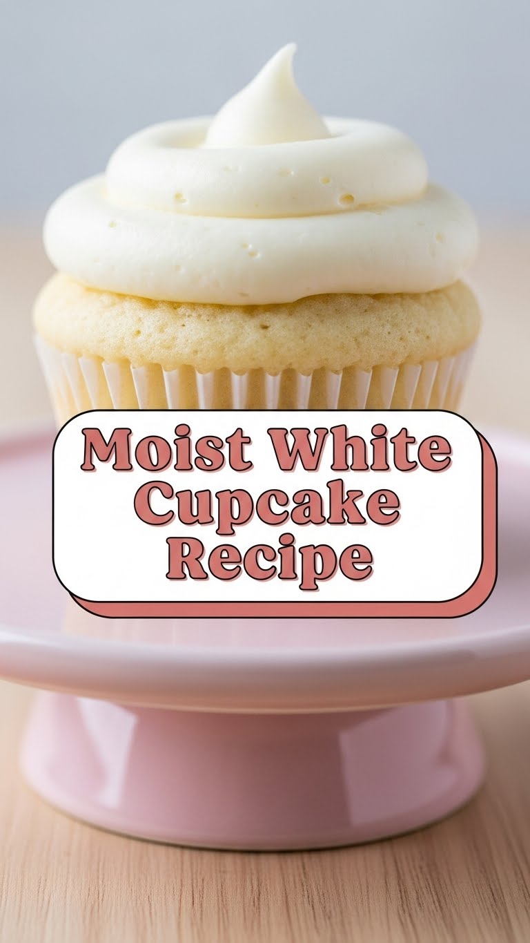 Moist White Cupcake Recipe