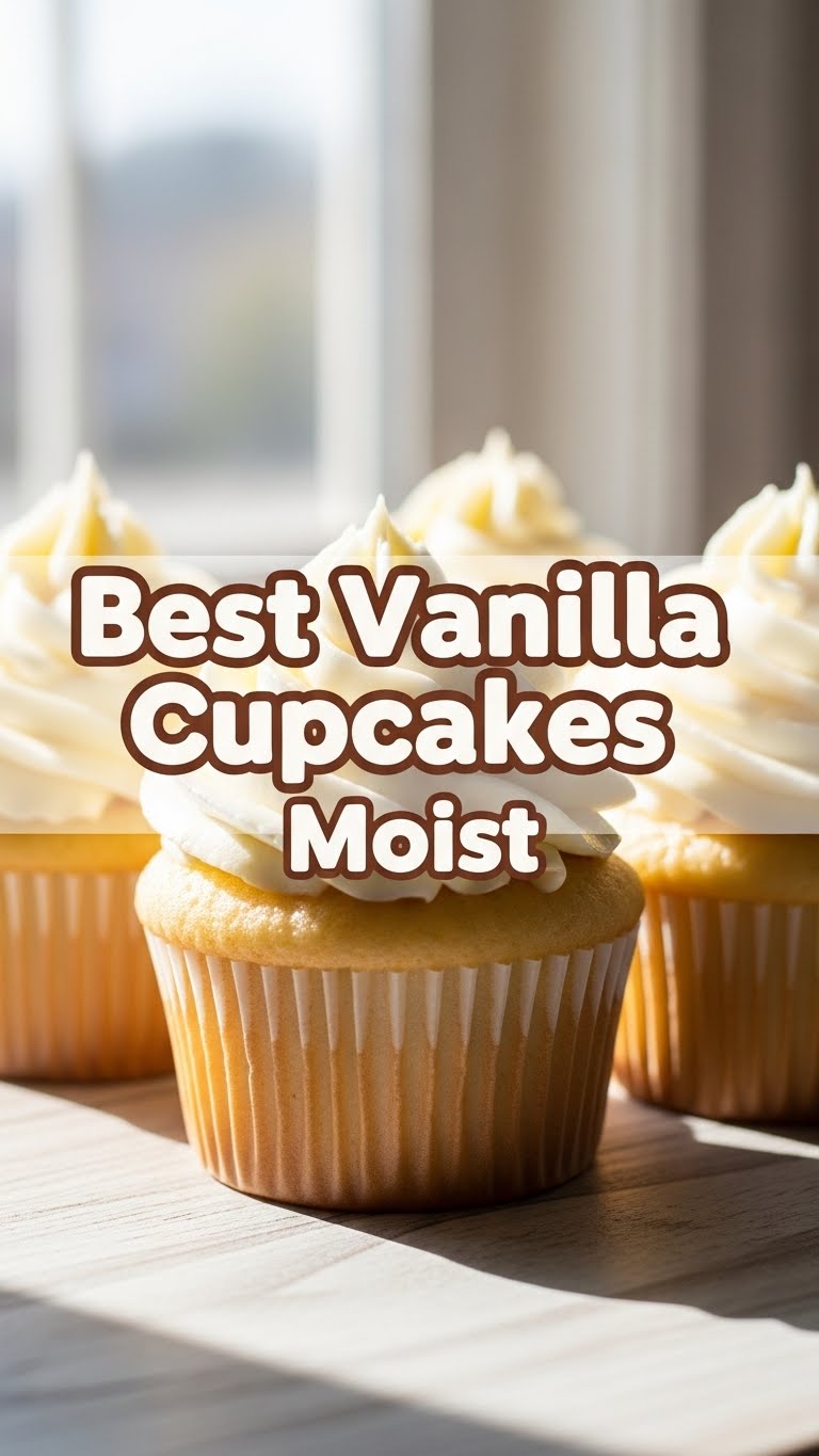 Best Vanilla Cupcakes Moist