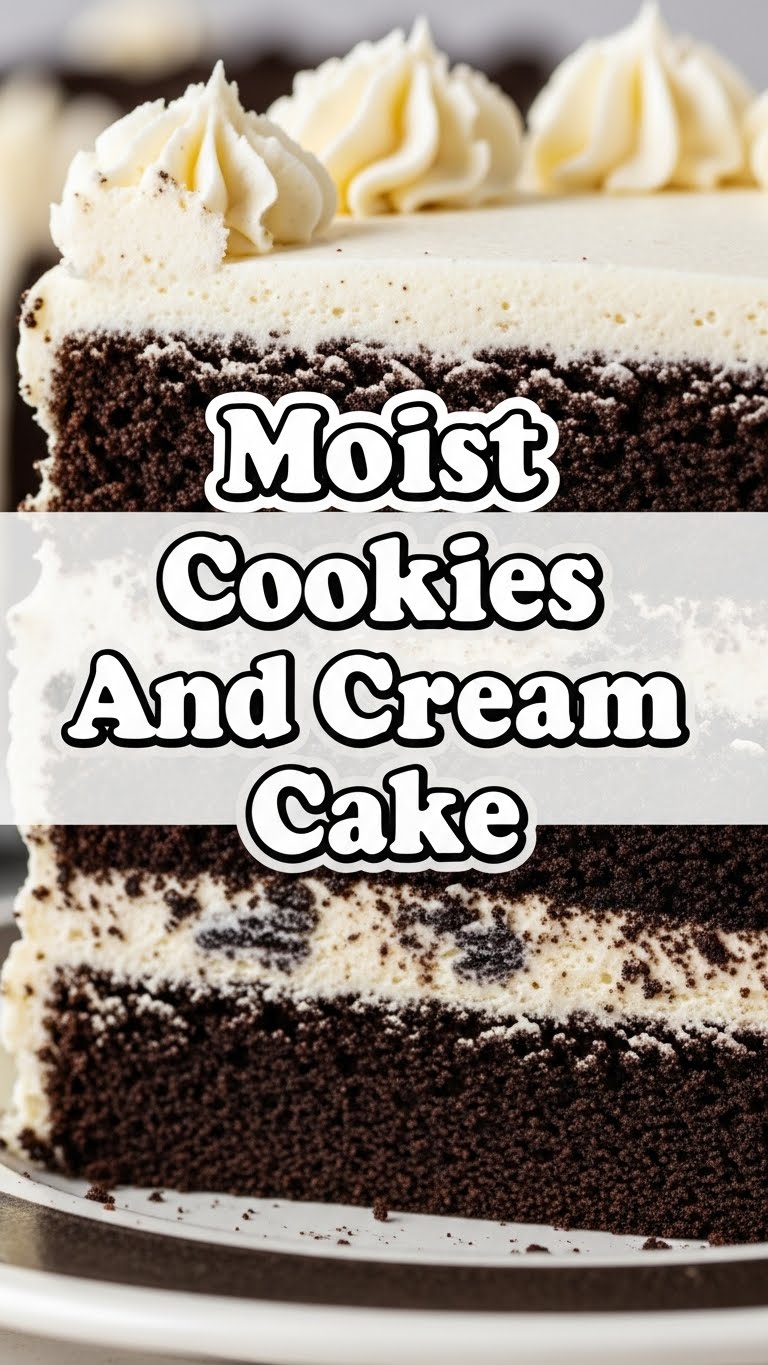 Moist Cookies And Cream Cake