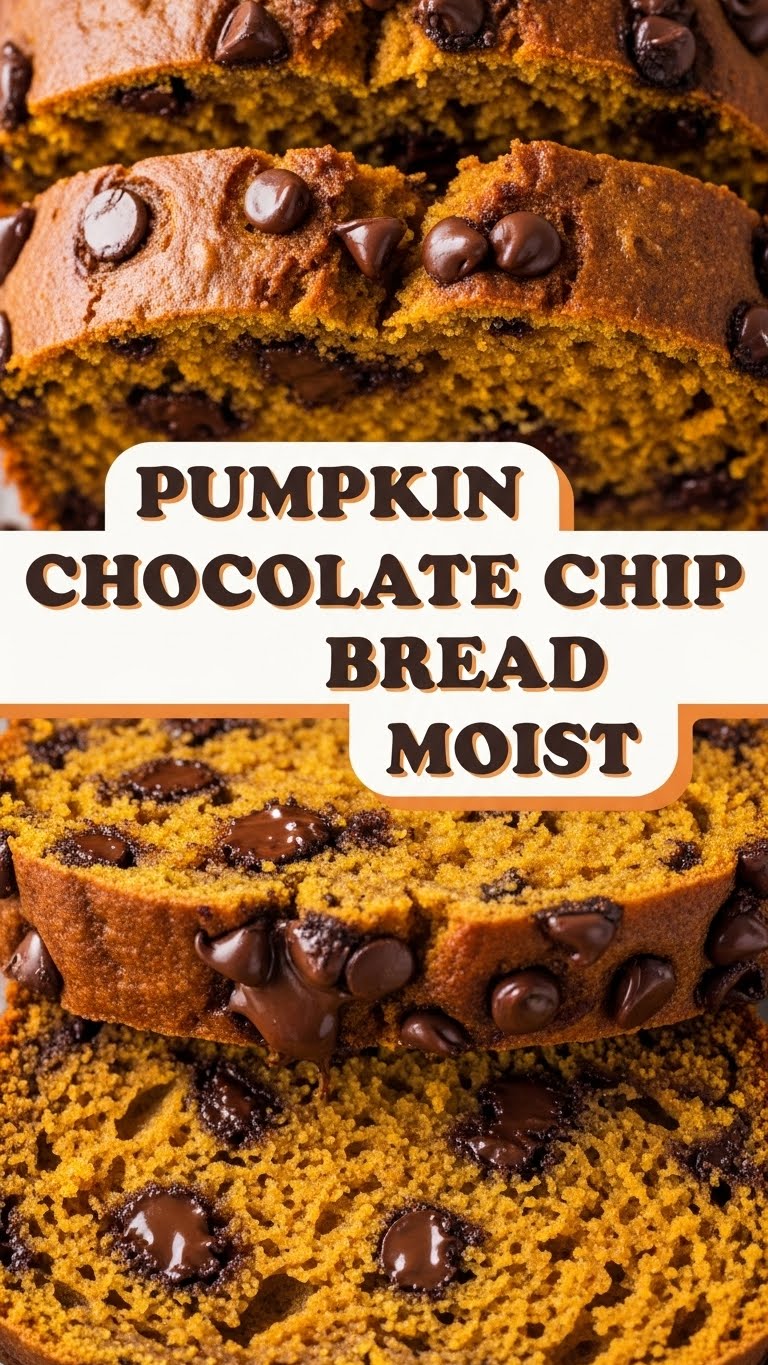 Pumpkin Chocolate Chip Bread Moist