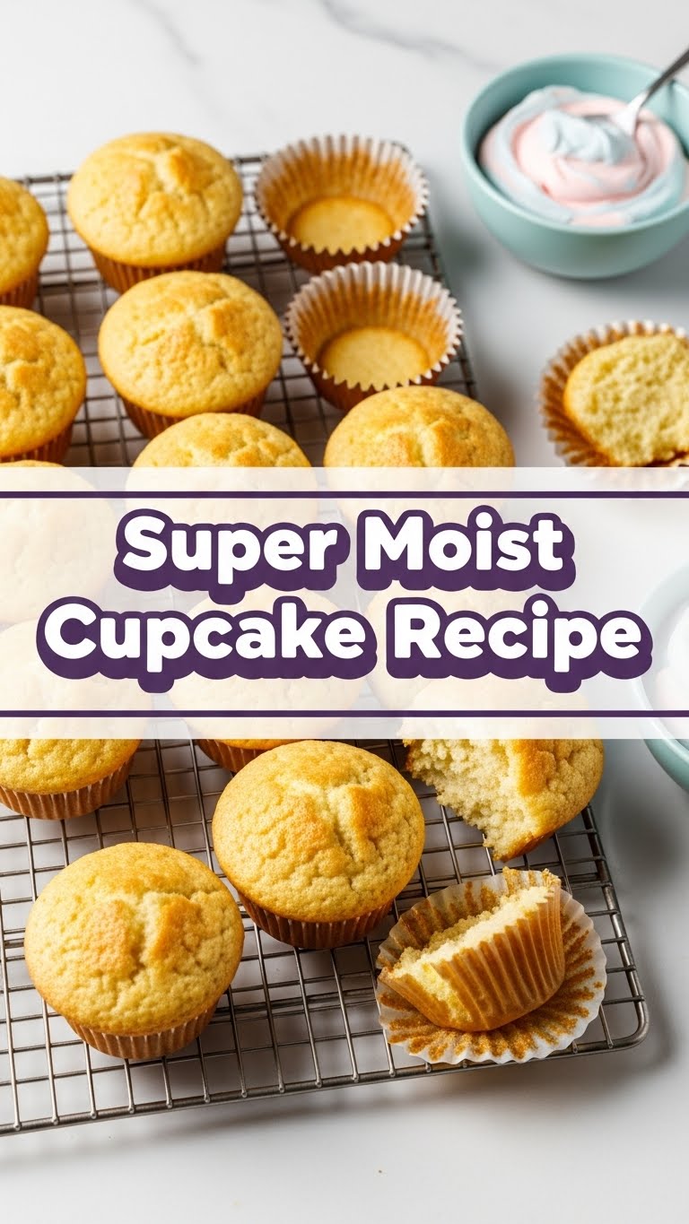 Super Moist Cupcake Recipe