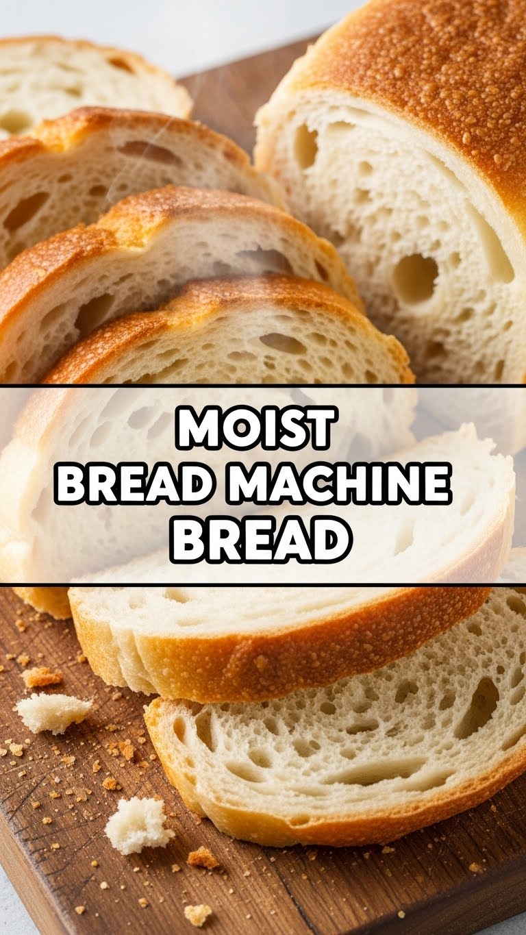 Moist Bread Machine Bread