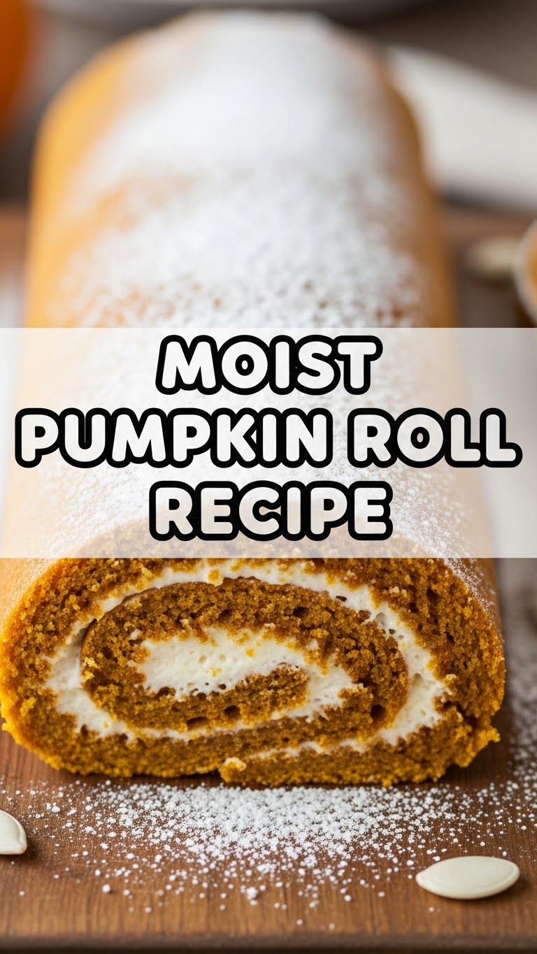 Moist Pumpkin Roll Recipe