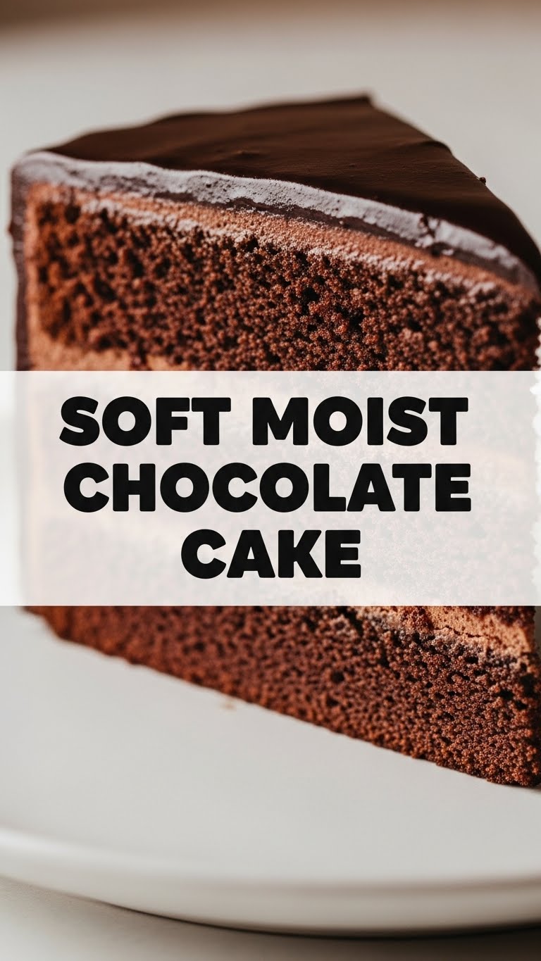 Soft Moist Chocolate Cake