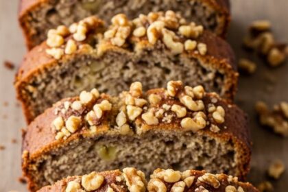 Banana Walnut Bread Recipe Moist Easy