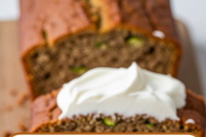 Moist Zucchini Bread With Sour Cream