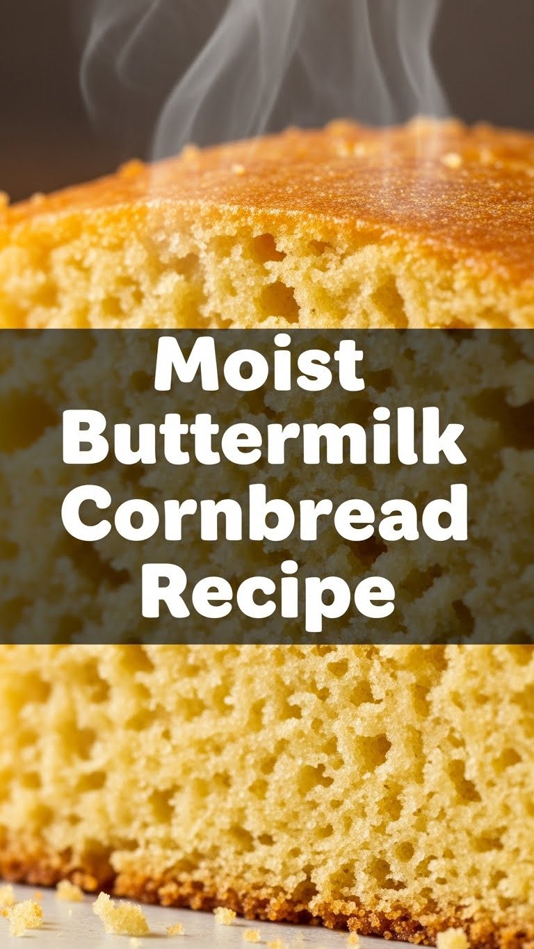 Moist Buttermilk Cornbread Recipe