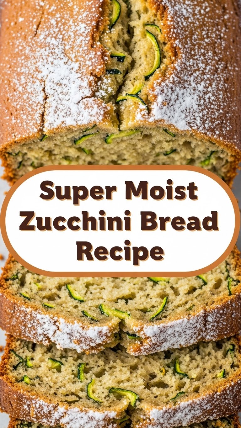 Super Moist Zucchini Bread Recipe