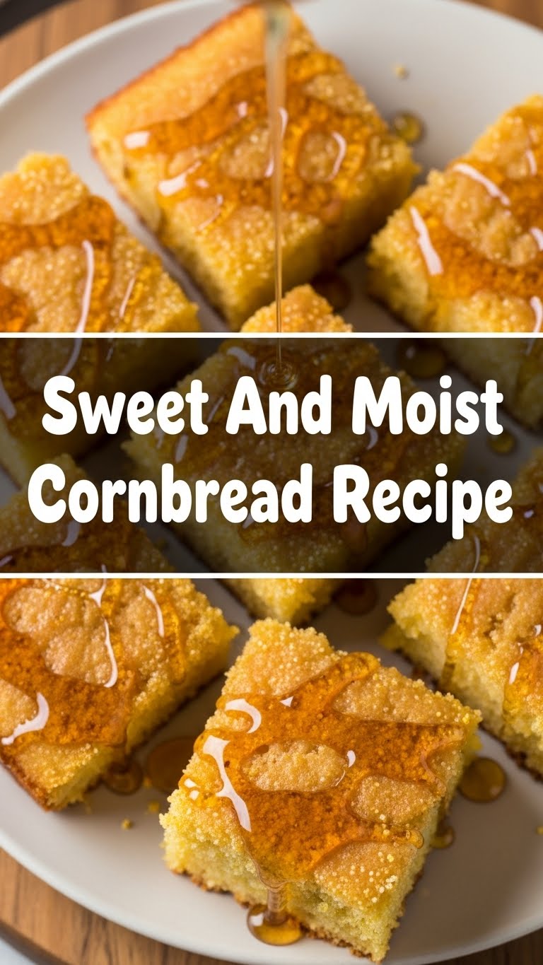 Sweet And Moist Cornbread Recipe