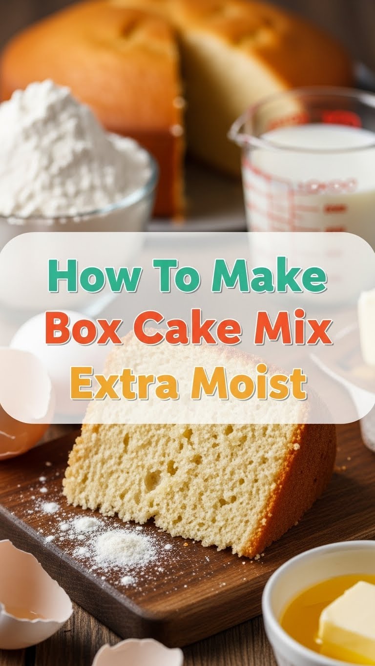 How To Make Box Cake Mix Extra Moist