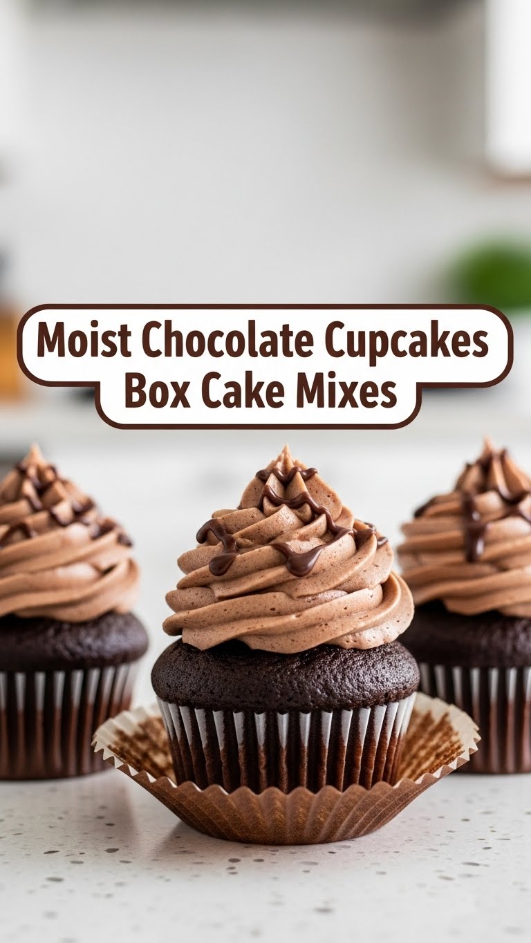 Moist Chocolate Cupcakes Box Cake Mixes