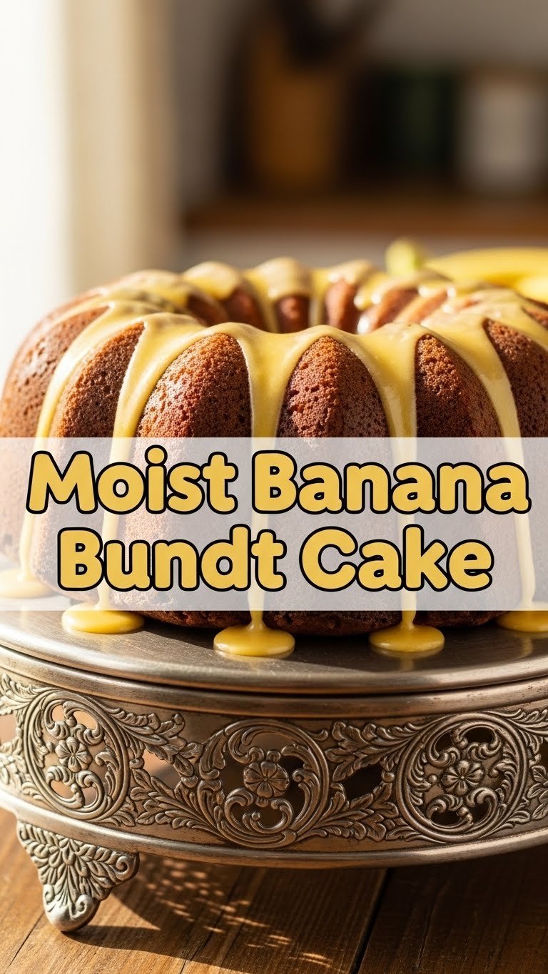 Moist Banana Bundt Cake