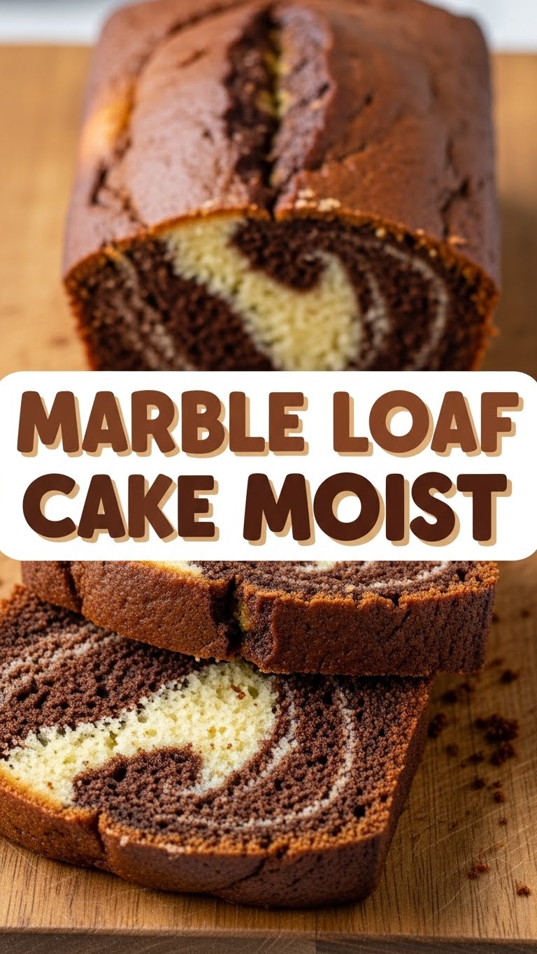 Marble Loaf Cake Moist