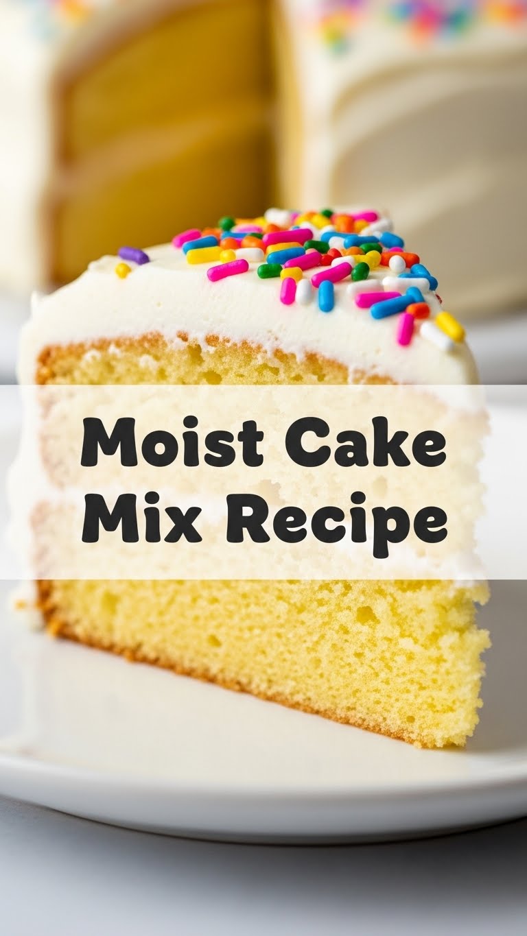 Moist Cake Mix Recipe