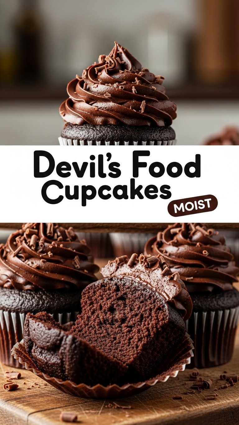 Devils Food Cupcakes Moist