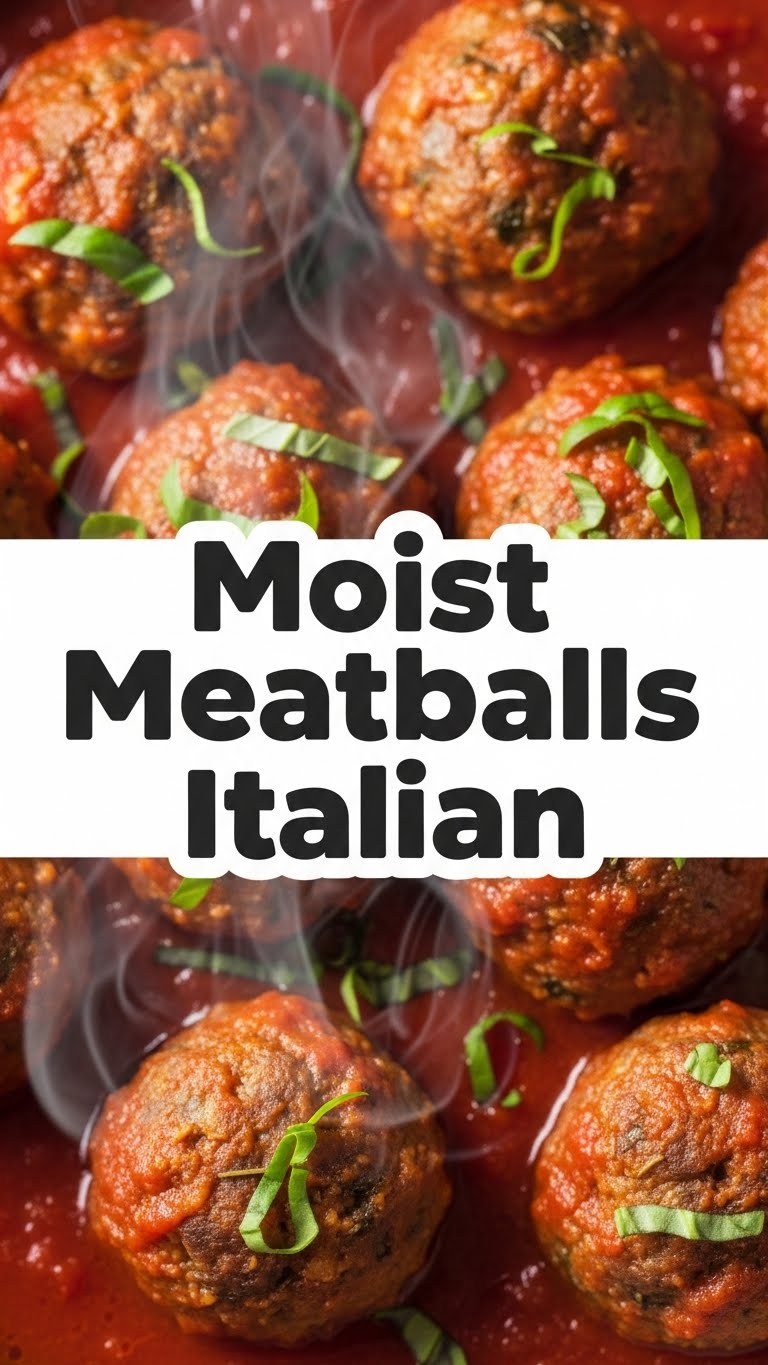 Moist Meatballs Italian