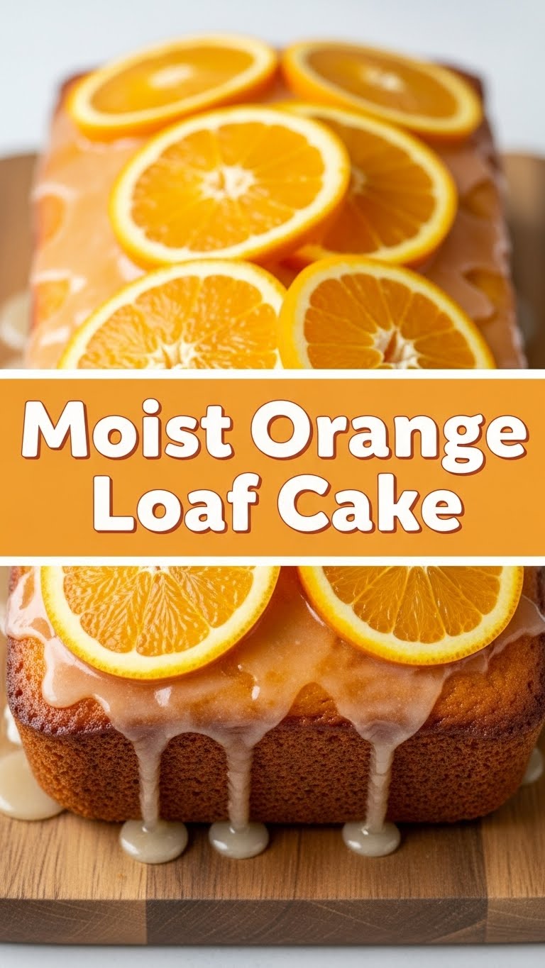 Moist Orange Loaf Cake