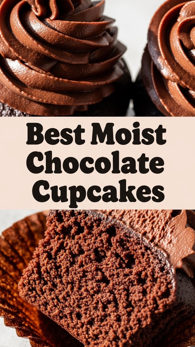 Best Moist Chocolate Cupcakes