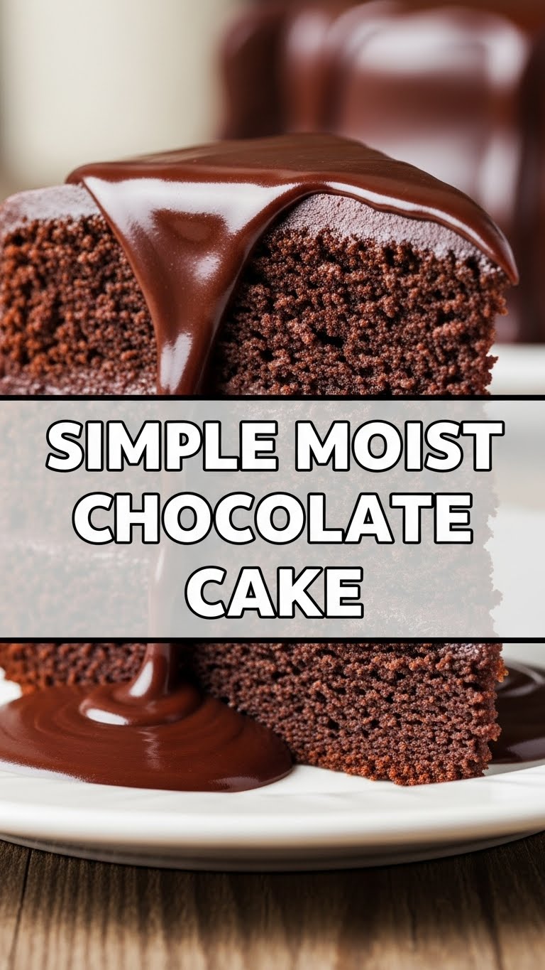 Simple Moist Chocolate Cake