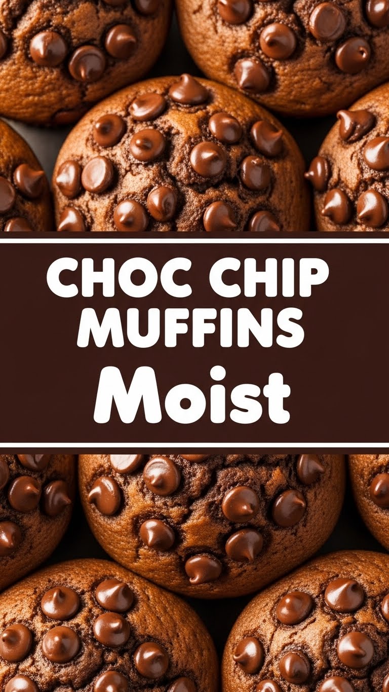 Choc Chip Muffins Moist