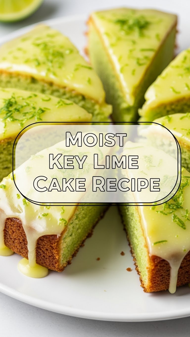 Moist Key Lime Cake Recipe