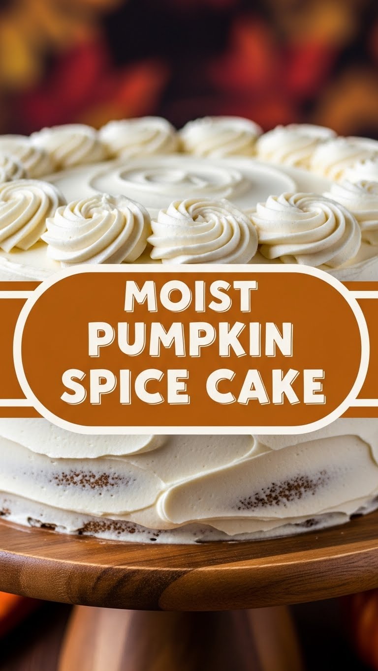 Moist Pumpkin Spice Cake