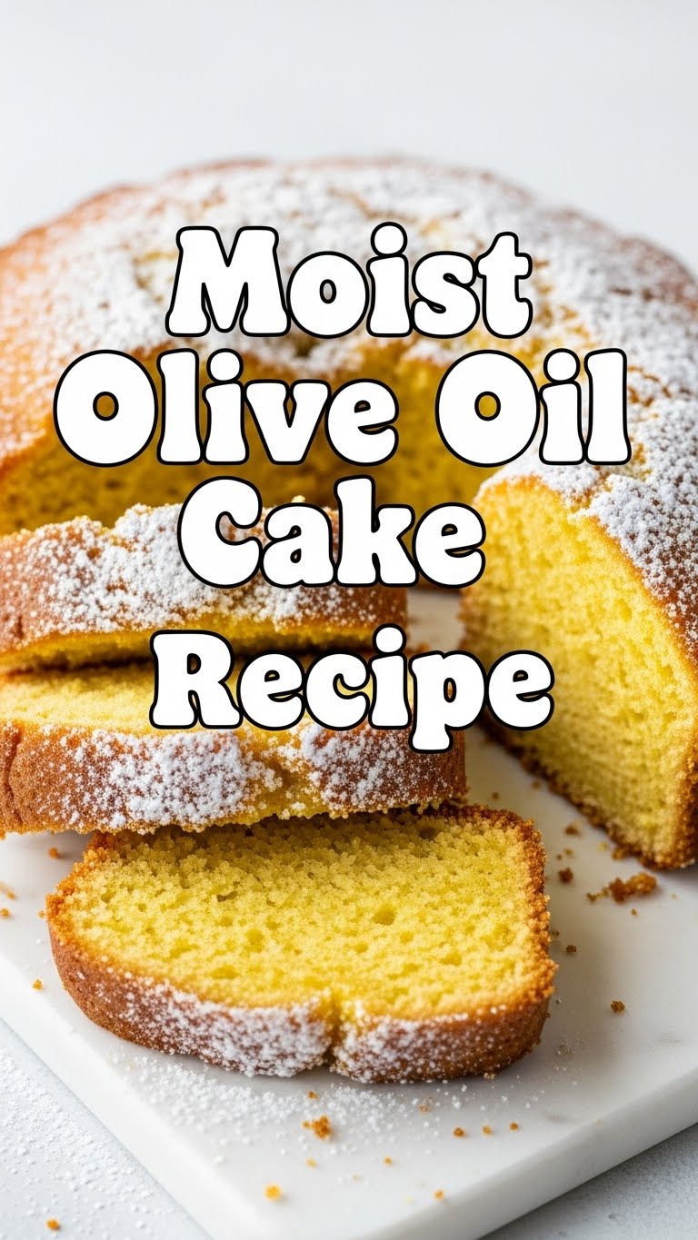 Moist Olive Oil Cake Recipe
