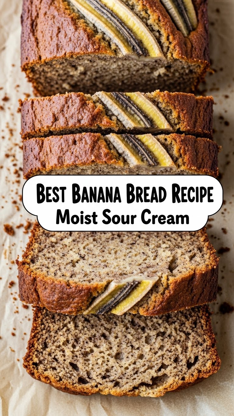 Best Banana Bread Recipe Moist Sour Cream