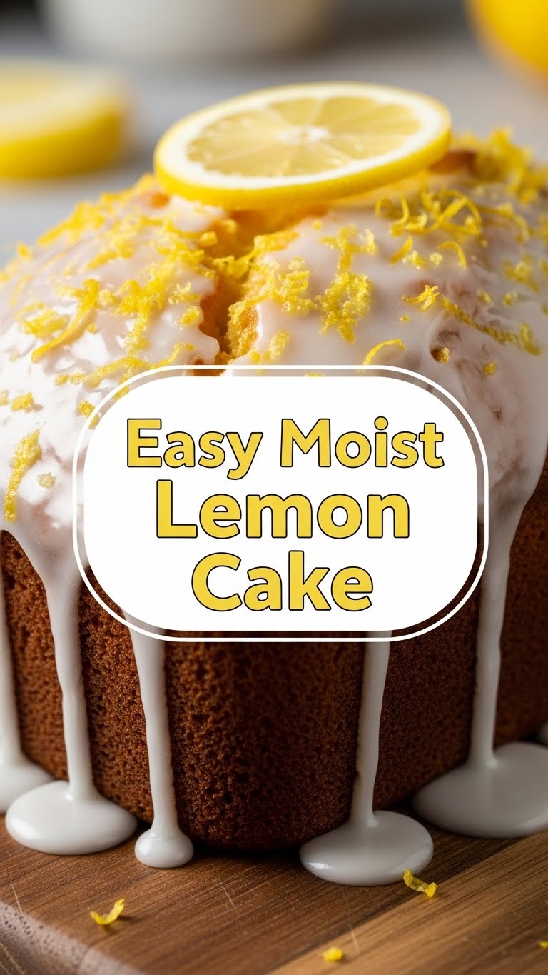 Easy Moist Lemon Cake