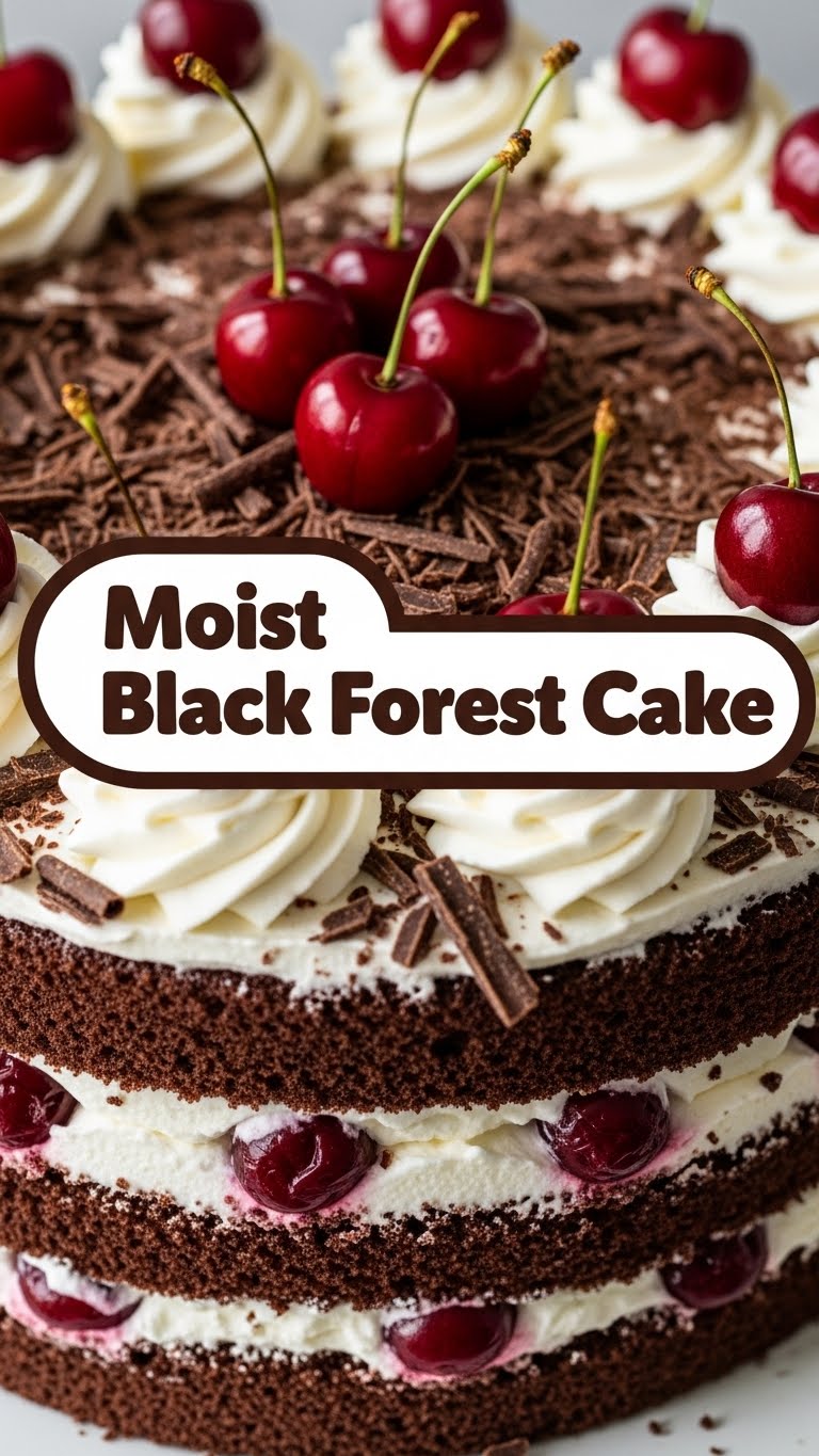 Moist Black Forest Cake
