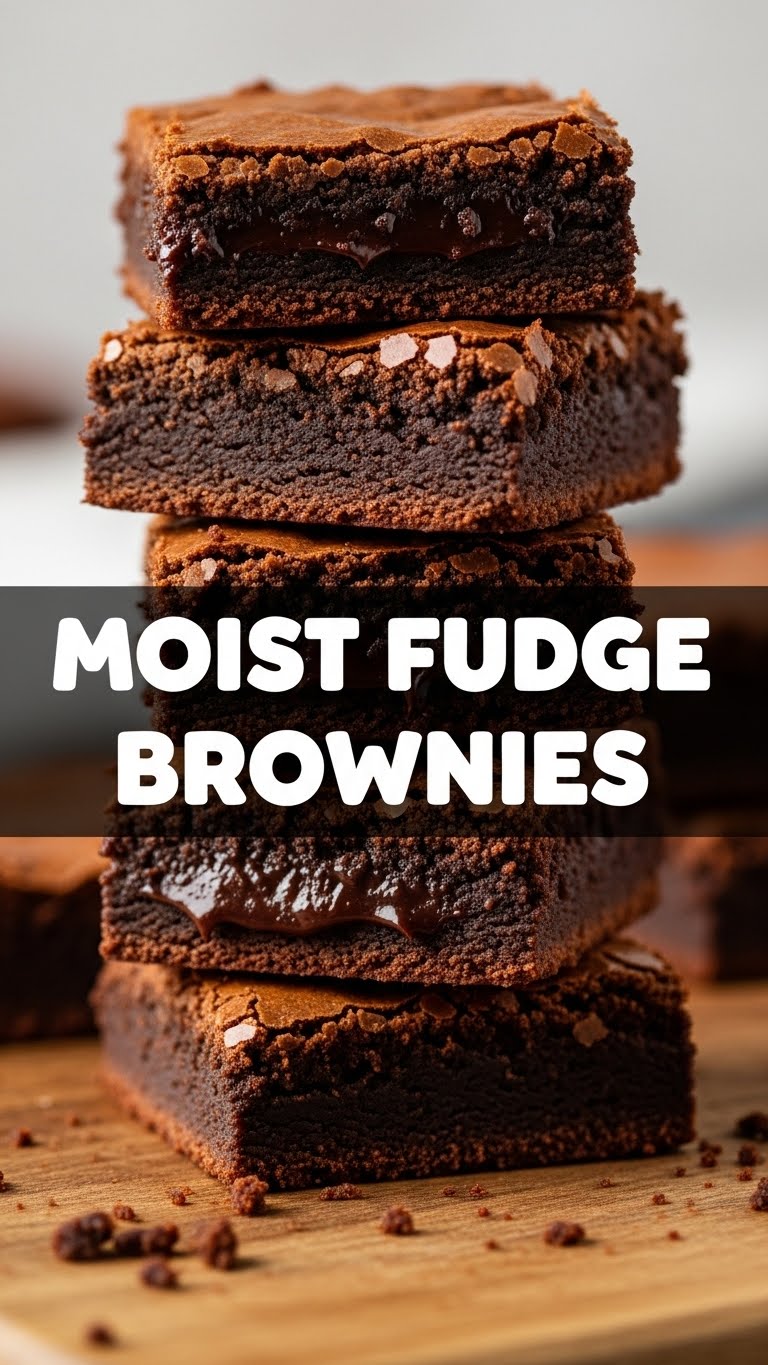 Moist Fudge Brownies