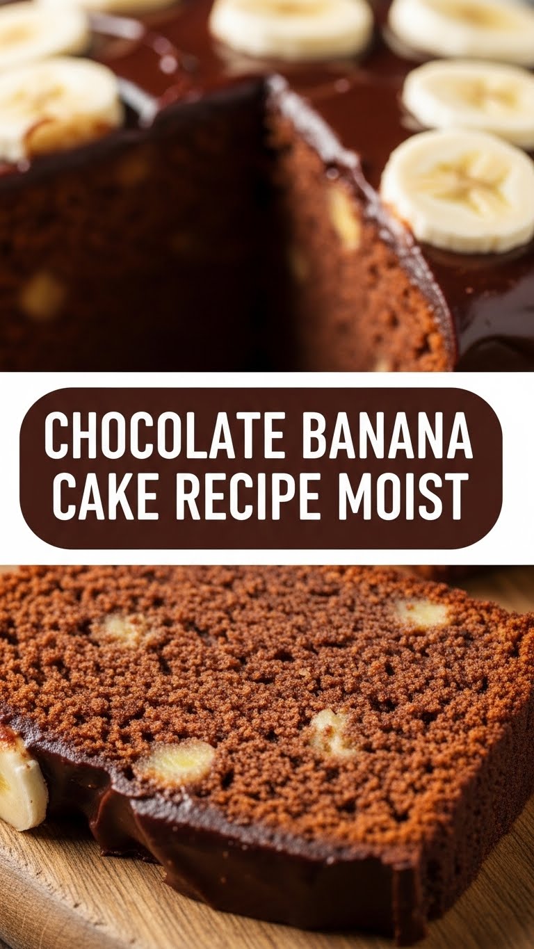 Chocolate Banana Cake Recipe Moist