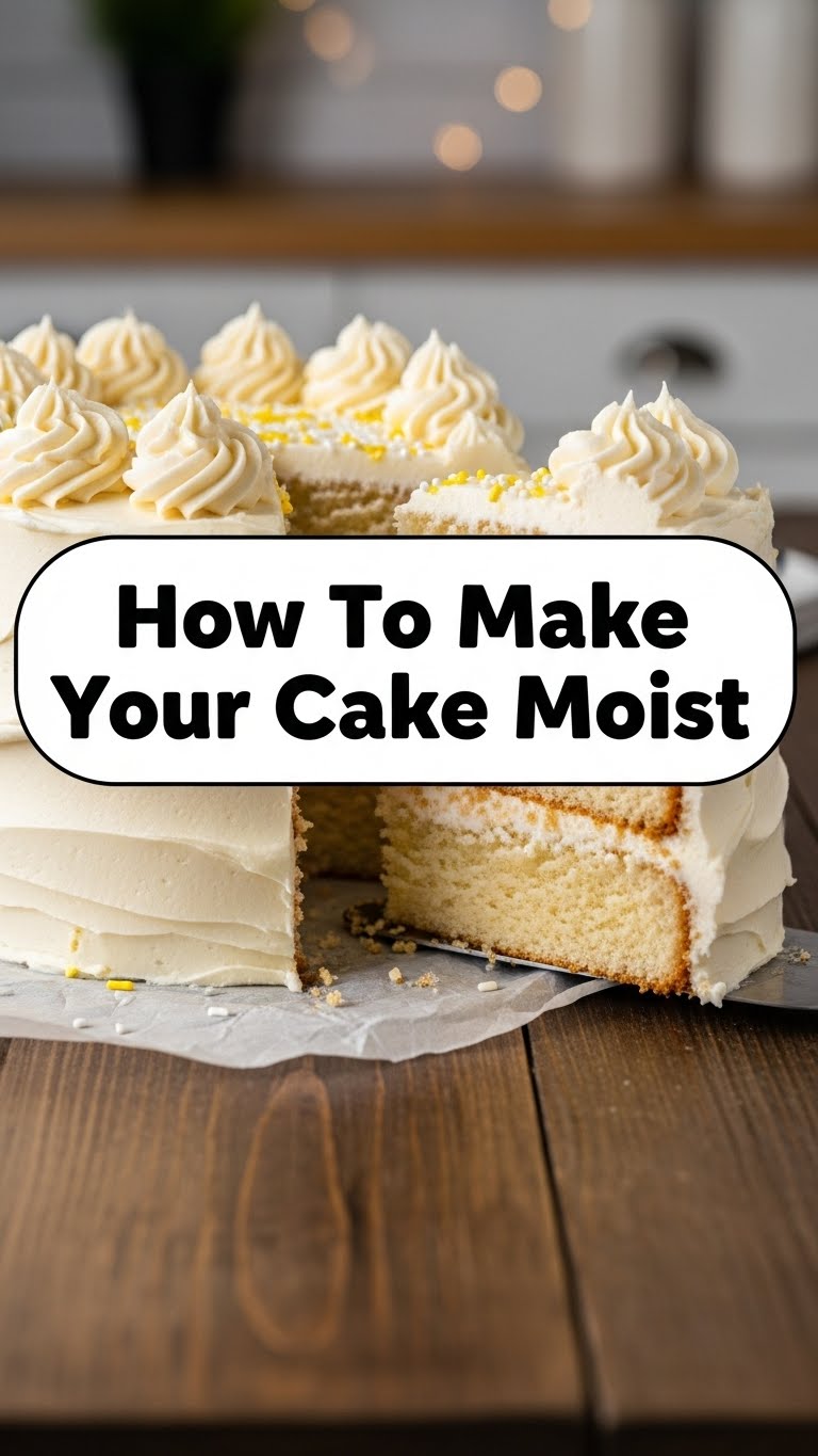 How To Make Your Cake Moist