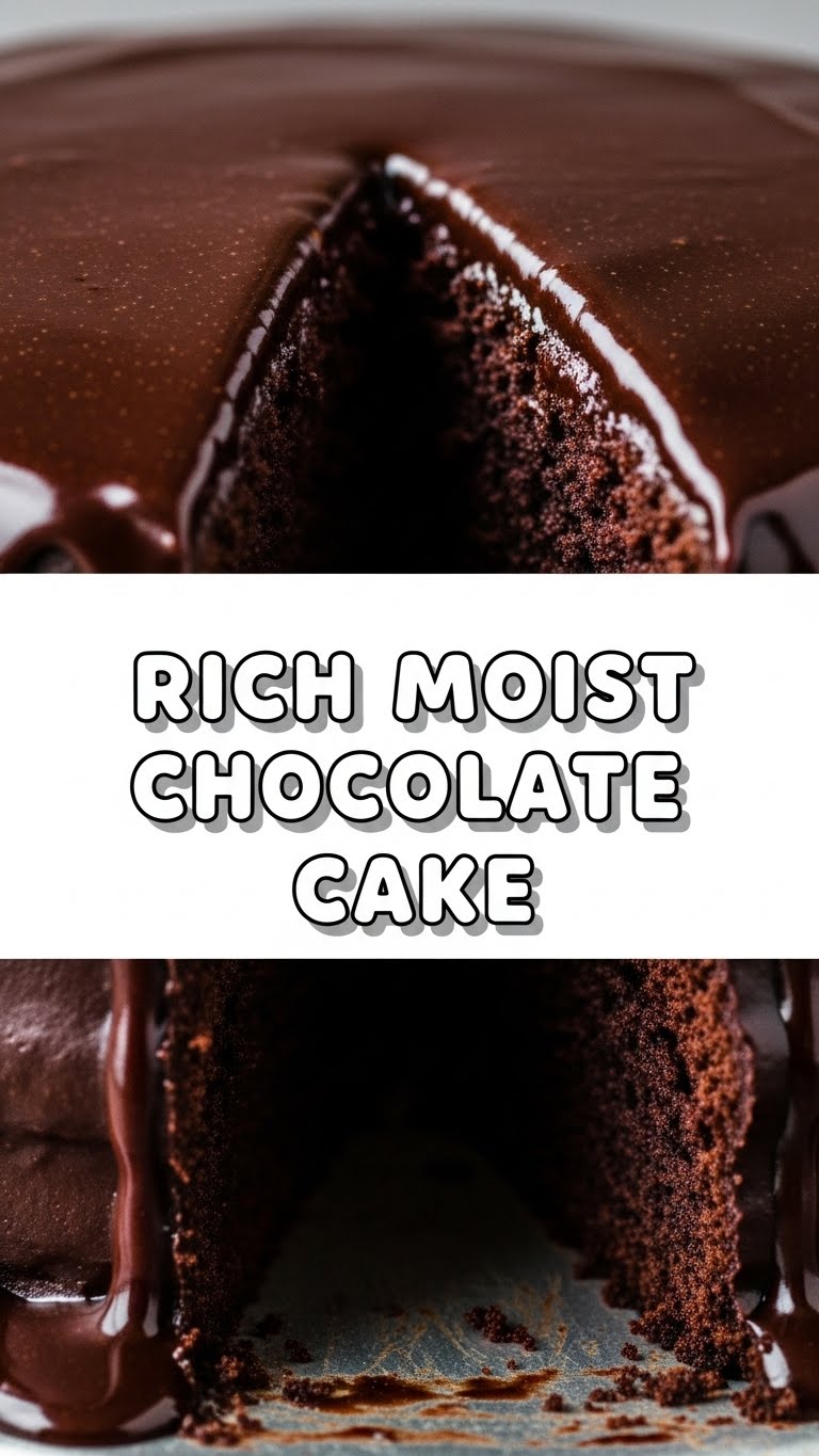 Rich Moist Chocolate Cake