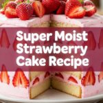 Super Moist Strawberry Cake Recipe