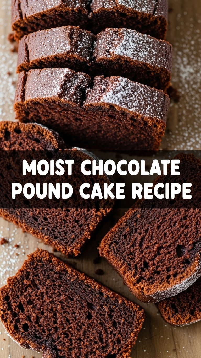 Moist Chocolate Pound Cake Recipe