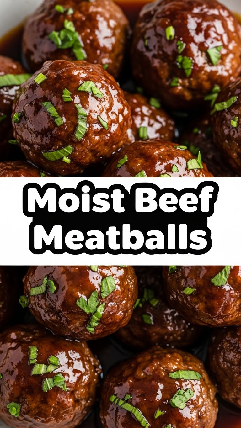 Moist Beef Meatballs
