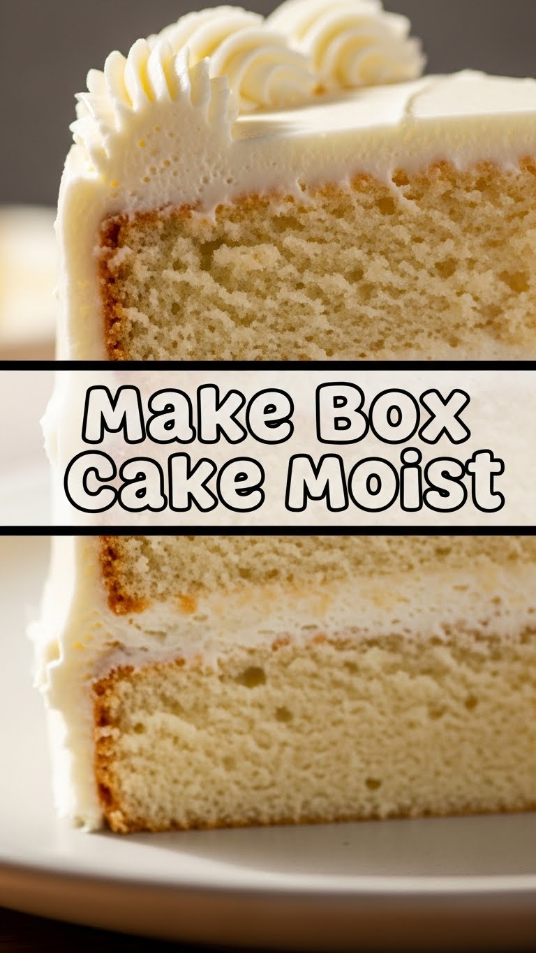 Make Box Cake Moist