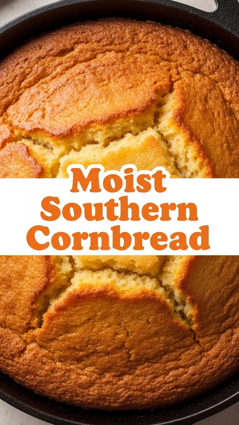 Moist Southern Cornbread