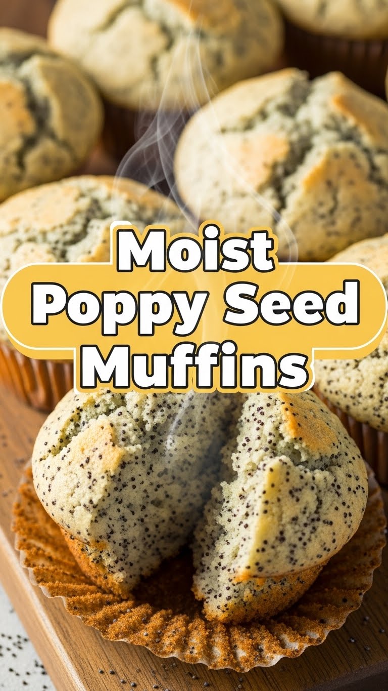 Moist Poppy Seed Muffins